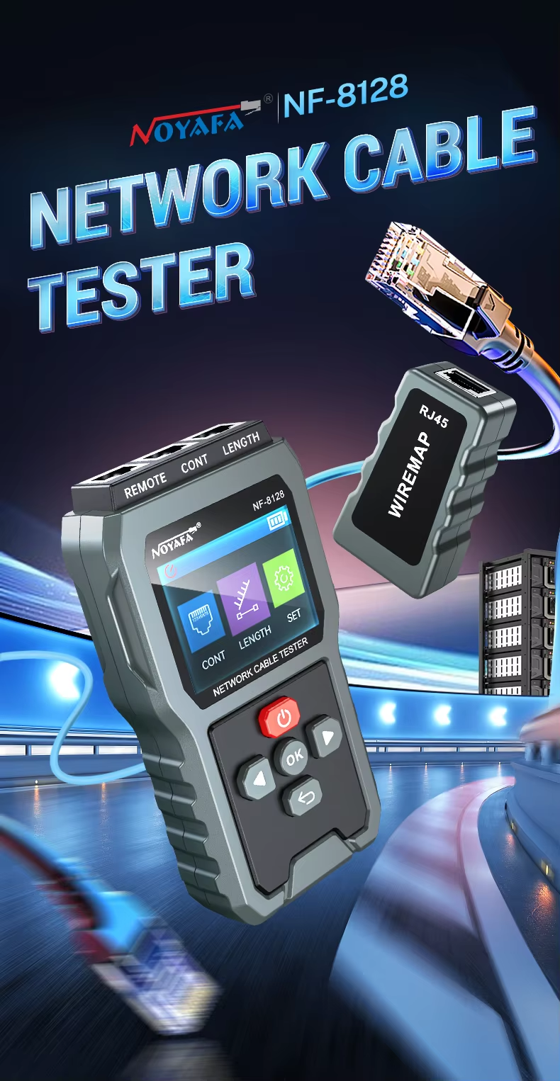 M&aacute;y test c&aacute;p mạng NOYAFA NF-8218  Thiết bị kiểm tra d&acirc;y mạng gọn nhẹ, ch&iacute;nh x&aacute;c